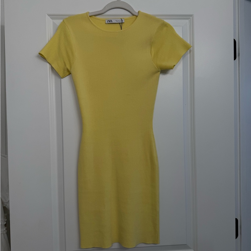 Zara Yellow Mini Dress (Worn on TV)